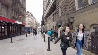 Walking around Neal Street, Strand, Villiers Street, Golden Jubilee Bridges London Walking Tour 4K