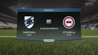Сампдория - Читтаделла 26 тур Чемпионата Италии Серия А 21 22 FIFA 18 PS5