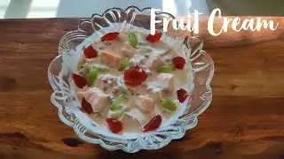 Fruit Cream I Instant 5 minute Dessert Recipe
