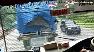 Kedatangan Bus Medan Jaya dari Jakarta