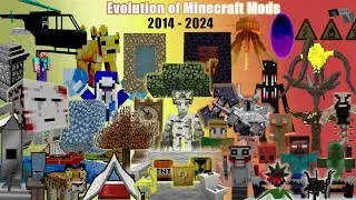 TOP BEST 100 MINECRAFT MODS OF ALL TIME (2014-2024) -- FULL SHOWCASE --