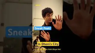 Sneak peek of &ldquo;In Dhoni&rsquo;s City&rdquo;&hearts;️, Tap on related video to see full episode💥