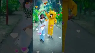 Cute girl teddy bear dance❤️😇|| #viralshorts #dance #romantic