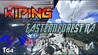 ARK MOBILE | OFFICIAL PVP | WIPING THE ALPHA VOLCANO | EASTERN FOREST NA | SERVER INVASION!