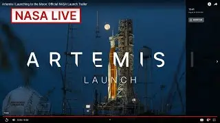 StarGazing India : SLS rocket for the launch of the #artemis  I: scheduled in 15 Minutes : #live