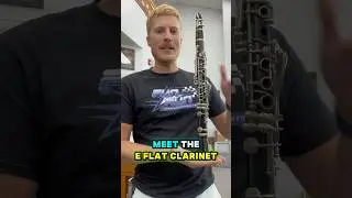 Meet the Eb clarinet. The small E-flat is used for orchestra and wind ensembles