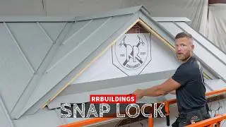 Complete Snap Lock Standing Seam Metal Roof Install Tutorial