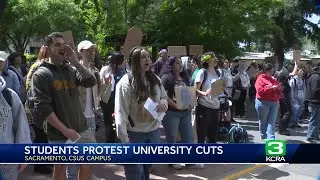 Sac State students protest faculty cuts, course reduction