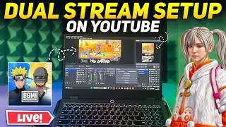 Live Stream Vertically And Horizontally on YouTube Using Obs Studio 🔥 Bgmi Dual Stream Setup