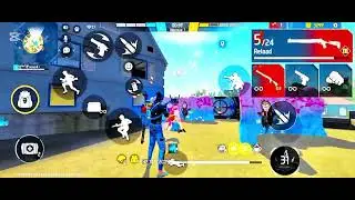 1 vs 2 with my frriend #free fire #long #video