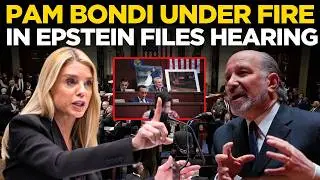 US SENATE LIVE: Pam Bondi in Hot Seat During Explosive Epstein Hearing | Epstein Files Hearing LIVE