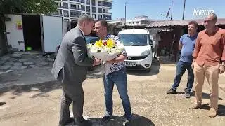 Başkan Okuroğlu, Belediye Personeliyle Bayramlaştı