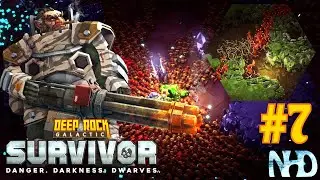 Let's Play Deep Rock Galactic: Survivor (Main Mission: Hollow Bough - Gunner #7)