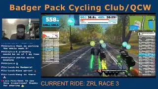 First race win in 658 days on Zwift