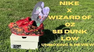 Nike SB Dunk Low x Wizard of Oz | Unboxing & Review: A Sneaker Adventure  On Yellow Brick Road