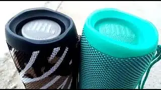 Басс тест двух JBL Flip 5 версии gg