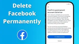 How to delete facebook account permanently | Delete fb account