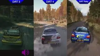 DiRT 3 VS DiRT 4 VS DiRT Rally (Subaru Impreza Comparison)