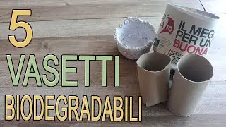 5 vasi biodegradabili semina fai da te facilissimi - Arte Green