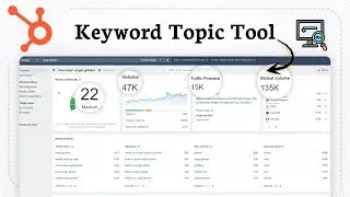 How to Use the Keyword Topic Tool in HubSpot