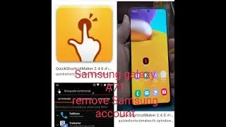remove Samsung account A71(sign out Samsung account)