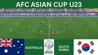 🔴LIVE AUSTRALIA U23 vs SOUTH KOREA U23 - AFC ASIAN CUP U23 PES 2021