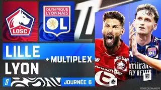 🔴LILLE - LYON : 0 - 1 | CHOC POUR LE PODIUM + MULTI METZ-LE HAC/ANGERS-BREST | LIGUE 1 - LIVE/DIRECT