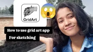 how to use grid art app for sketching full tutorial #art #blog