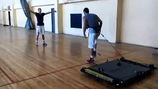 First step quickness & reaction drill (VertiMax)