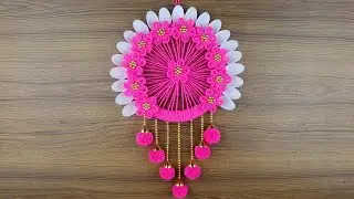 Woolen Wall Showpiece For Home Decor - Woolen art and craft -  Woolen Butterfly -  Best reuse ideas