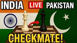How to checkmate in 5 move. India vs Pakistan online chess game. #trendingshorts .