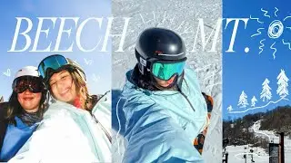 Beech Mountain Vlog | snowboarding, shopping, night in