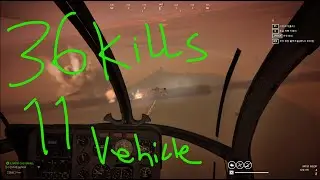 [Squad] Chill Massacre Loach CAS play #8_FULL (36Kills, 11 Vehicle Kills)_Talil