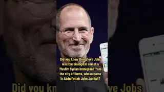 Steve Jobs was Syrian?! #stevejobs #apple #viral #foryou #iphone #trendingvideo #fyp #4u #shorts