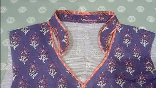Neck Design with Stylish Ban  For Kurti and Shirt || cutting and stitching || winter Special 