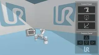 Unity3D Industrial Robotics - Universal Robots UR3 (Digital-Twin Application)
