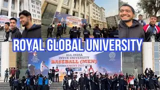 All India Inter University BASEBALL 🥎 at ROYAL GLOBAL UNIVERSITY 🎓 Guwahati