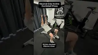 Neutral Grip Incline Dumbbell Press