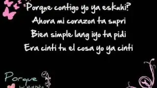 Porque - Maldita (Tagalog lyrics)