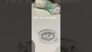 Final touch💗 #drawing#realistic#eye#pencil#shorts#final#2026#skincare