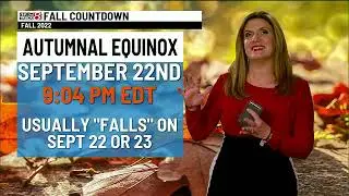Fall begins on night of Sept. 22, 2022