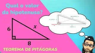 QUAL O VALOR DA HIPOTENUSA? TEOREMA DE PIT&Aacute;GORAS