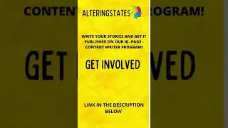 write your heart out, with the content writer program at alteringstates