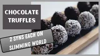Slimming World Friendly Chocolate Truffles | Lo-Dough Miracle Cake Bars | 2 syns each!