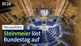New elections: Steinmeier dissolves Bundestag | BR24