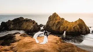 Big Sur Elopement at Pfieffer Beach | California Elopement Videographer