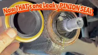 How to replace a PINION SEAL on a Dodge Ram50