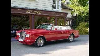 Rolls-Royce Corniche III Convertible. August 1991