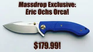 Massdrop Exclusive!  Eric Ochs Orca - my new favorite knife and it&rsquo;s serial number 002!!