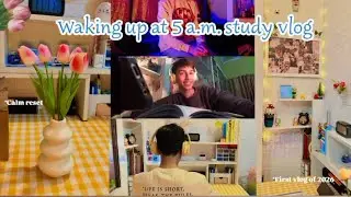 First vlog of 2026 🫧🕯️5 A.M. winter routine  cold mornings, warm beginnings ☕🤍✨